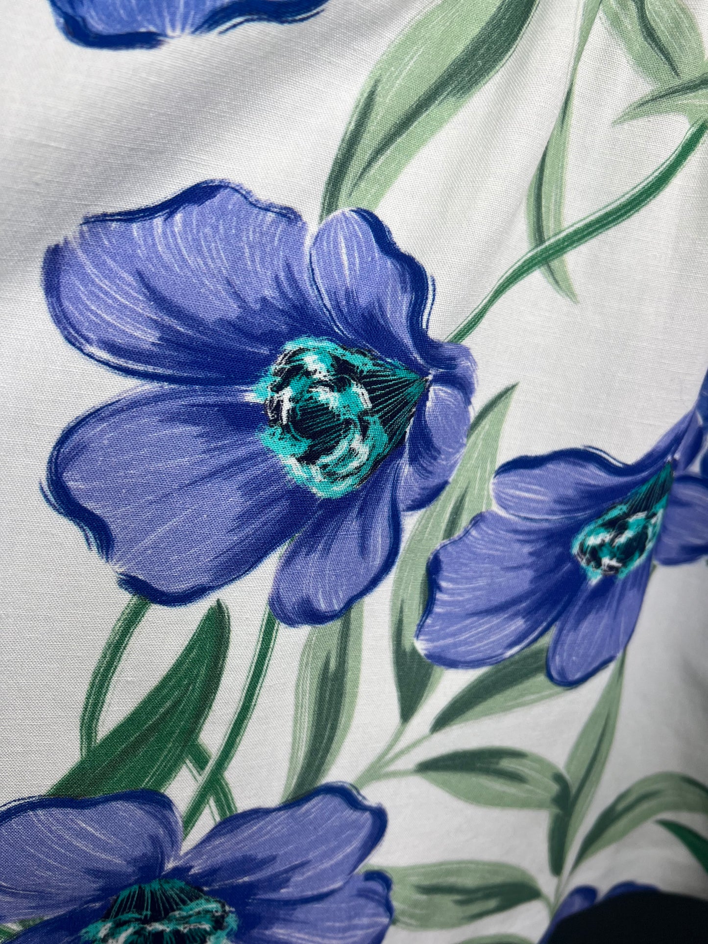 Blooming one shoulder linen dress