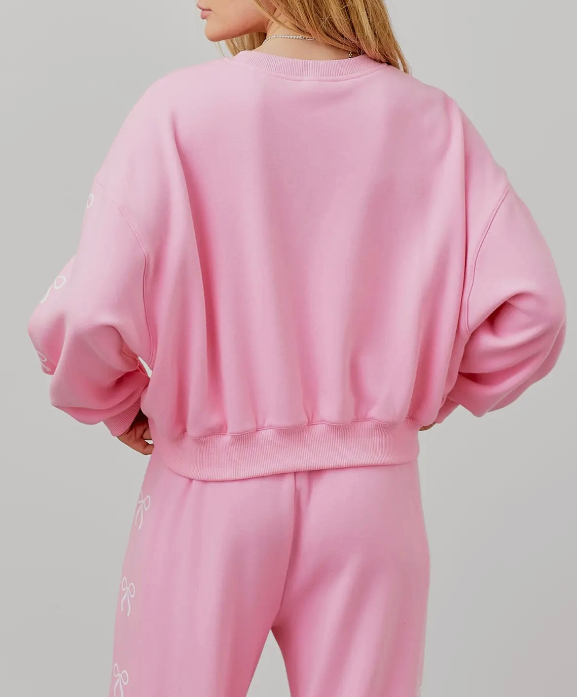 Coquette Pink Bow sweatshirt