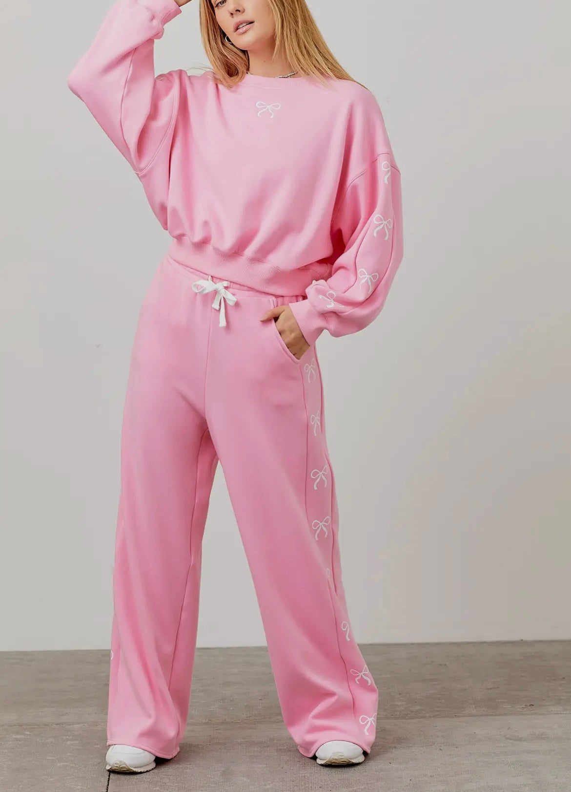 Coquette Pink Bow sweatshirt