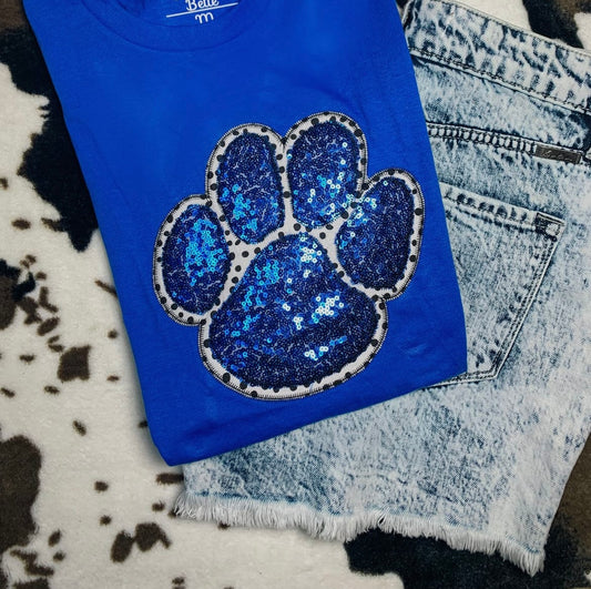 Cat 🐾 sequin t-shirt