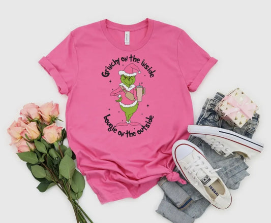 Bougie Grinch Pink t-shirt