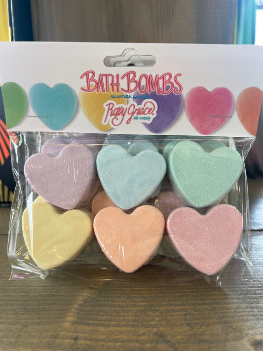 Mini Heart Bath Bombs