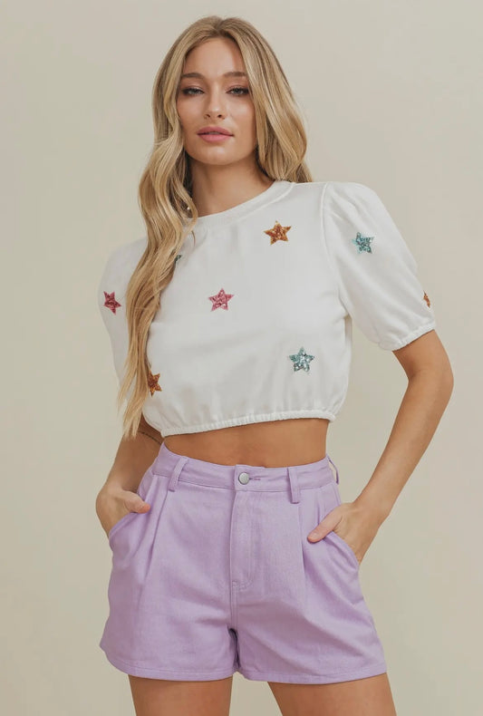 Sequin Star blouse