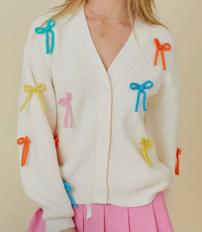 Bow cardigan