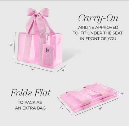 The perfect pink beach tote