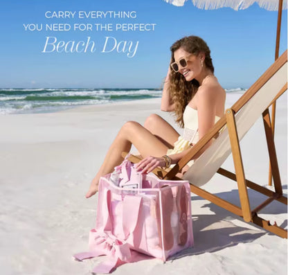 The perfect pink beach tote