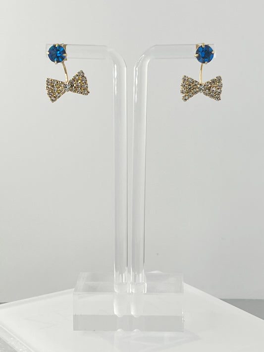 Bow-tie earrings